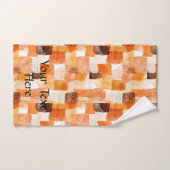 Abstrakte Wasserfarbe, Herbst Palette Handtuch (Handtuch)