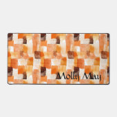 Abstrakte Wasserfarbe, Herbst Palette Schreibtischunterlage (Vorderseite)