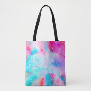 Abstrakte Wasserfarbe Hintergrundkunst Tasche