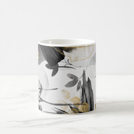 Abstrakte Wasserfarbe IV Tasse (Mittel)