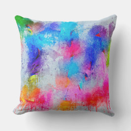 Abstrakte Wasserfarbe Kissen