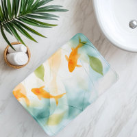 Abstrakte Wasserfarbe Koi Fisch Serenity
