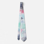 Abstrakte Wasserfarbe Krawatte (Rückseite)