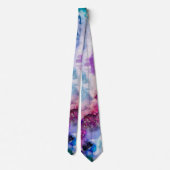 Abstrakte Wasserfarbe Krawatte (Rückseite)