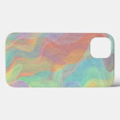 Abstrakte Wasserfarbe Kunst Case-Mate iPhone Hülle (Rückseite (Horizontal))