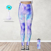 Abstrakte Wasserfarbe Leggings