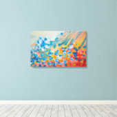 Abstrakte Wasserfarbe Leinwanddruck (Insitu (Holzboden))