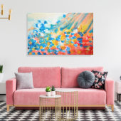 Abstrakte Wasserfarbe Leinwanddruck (Insitu (Wohnzimmer))
