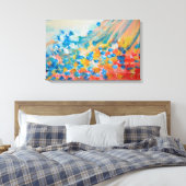 Abstrakte Wasserfarbe Leinwanddruck (Insitu (Schlafzimmer))