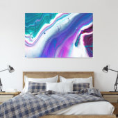 Abstrakte Wasserfarbe Leinwanddruck (Insitu (Schlafzimmer))