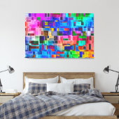 Abstrakte Wasserfarbe Leinwanddruck (Insitu (Schlafzimmer))