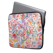 Abstrakte Wasserfarbe Locarno Laptopschutzhülle (Vorderseite Links)