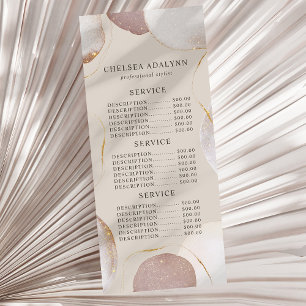 Abstrakte Wasserfarbe Luxus Gold Formen Modern Werbekarte