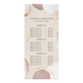 Abstrakte Wasserfarbe Luxus Gold Formen Moderne Werbekarte (Vorne)