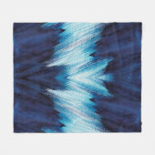Abstrakte Wasserfarbe mit blauem Hub, Farbe mit ho Fleecedecke (Vorderseite (Horizontal))
