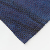 Abstrakte Wasserfarbe mit blauem Hub, Farbe mit ho Fleecedecke (Ecke)