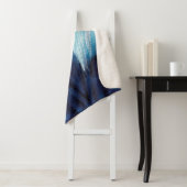 Abstrakte Wasserfarbe mit blauem Hub, Farbe mit ho Sherpadecke (Beispiel)