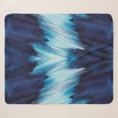 Abstrakte Wasserfarbe mit blauem Hub, Farbe mit ho Sherpadecke (Vorderseite (Horizontal))