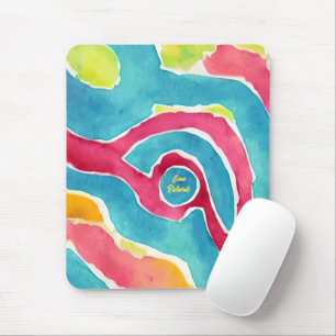 Abstrakte Wasserfarbe Mousepad