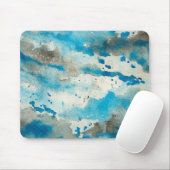 Abstrakte Wasserfarbe Mousepad (Mit Mouse)