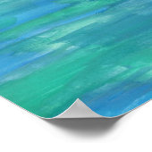 Abstrakte Wasserfarbe Mutter Erde Poster (Ecke)
