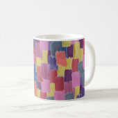 Abstrakte Wasserfarbe: nahtloser Splash-Hintergrun Kaffeetasse (VorderseiteRechts)