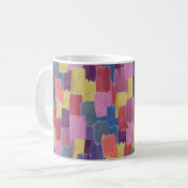 Abstrakte Wasserfarbe: nahtloser Splash-Hintergrun Kaffeetasse (Vorderseite Links)