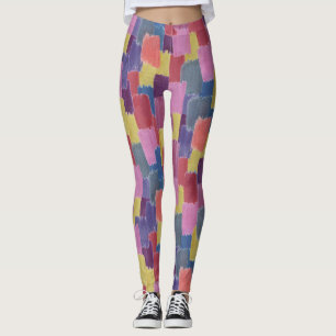 Abstrakte Wasserfarbe: nahtloser Splash-Hintergrun Leggings