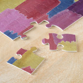 Abstrakte Wasserfarbe: nahtloser Splash-Hintergrun Puzzle (Seite)