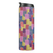 Abstrakte Wasserfarbe: nahtloser Splash-Hintergrun Thermosbecher (Nach rechts gedreht)