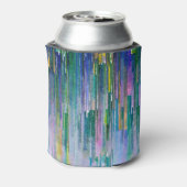 Abstrakte Wasserfarbe, Ölfarbe Hintergrund. Dosenkühler (Kanne Rückseite)