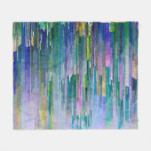 Abstrakte Wasserfarbe, Ölfarbe Hintergrund. Fleecedecke (Vorderseite (Horizontal))