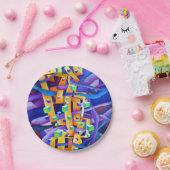 Abstrakte Wasserfarbe Pappteller (Party)