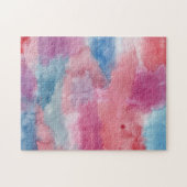 Abstrakte Wasserfarbe Puzzle (Horizontal)