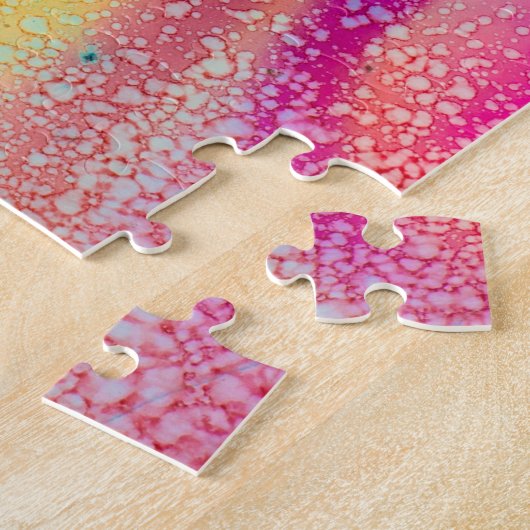 Abstrakte Wasserfarbe Puzzle (Seite)