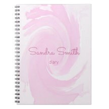 Abstrakte Wasserfarbe Rosa Pinselstriche Spirale