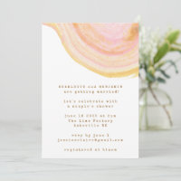 Abstrakte Wasserfarbe Rosa Swirl Paare Dusche