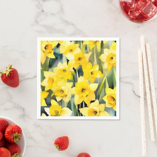 Abstrakte Wasserfarbe Serviette (Beispiel)