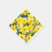 Abstrakte Wasserfarbe Serviette (Ecke)