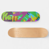Abstrakte Wasserfarbe Skateboard (Horizontal)
