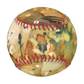 Abstrakte Wasserfarbe und alter Hintergrund Baseball (Rückseite)