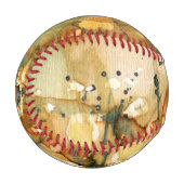 Abstrakte Wasserfarbe und alter Hintergrund Baseball (Vorderseite Links)