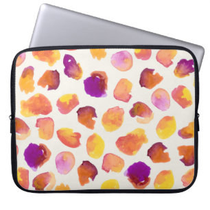 Abstrakte Wasserfarbe Vintag Nahtlose Illustration Laptopschutzhülle