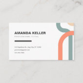 Abstrakte Wasserfarbe Visitenkarte (Vorderseite)