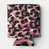 Abstrakte Wasserfarbe von Leopard: Blumengradient Dosenkühler (Rückseite)