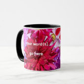 Abstrakte Wasserfarbe Wasserfarbe Tasse (Vorderseite Links)