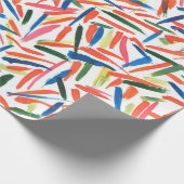 Abstrakte Wasserfarbe zeichnend Geschenkpapier (Ecke)