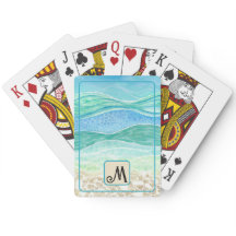 Abstrakte Wasserfarben Beach Vibes Personalisiert