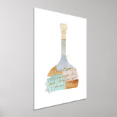 Abstrakte Wasserfarben-benutzerdefinierte Meldung  Foliendrucke (Ablage )