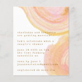 Abstrakte Wasserfarben Dusche für Paare (Vorderseite)